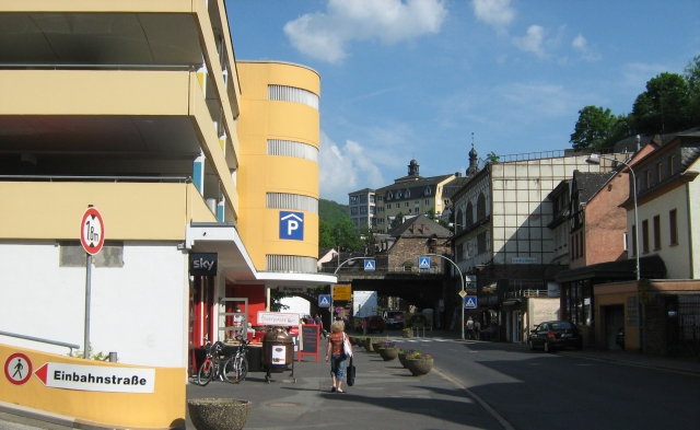 large bland and ugle car park in cochem germany